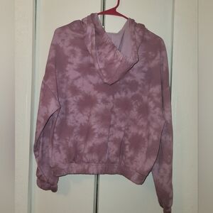 Tye dye athletic hoodie